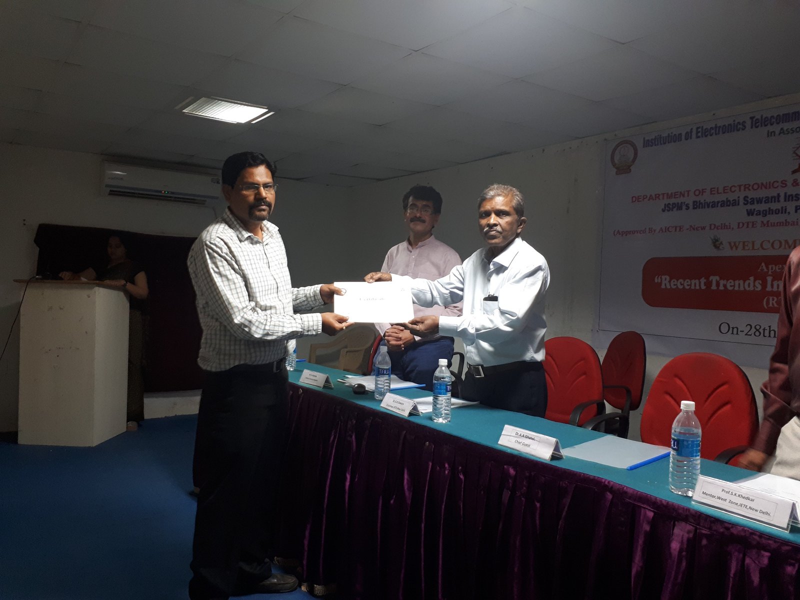 Certificate for Participant APEX Forum